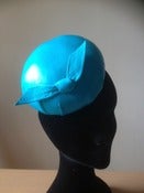Image of Small Pill Box Hat in Soft Leather