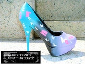 Image of "Subliminal Message" Custom High Heels (1-of-1)