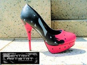 Image of "Raspberry Champagne" Custom High Heels (1-of-1)