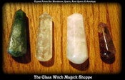 Image of Crystal Points Set: Bloodstone, Quartz, Rose Quartz & Amethyst 