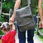 Image of Trust your gut. (messenger bag)