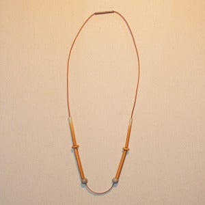 Image of SIMPLE YELLOW NECKLACE