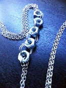 Image of Silver Hexagon Body Chain