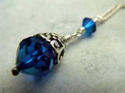 Image of Capri Romance Drop Necklace | Vintage Swarovski Crystal, Sterling Silver