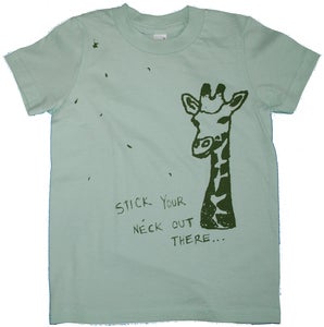 Image of stick your neck out there - giraffe