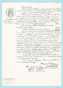 Image of Antique French documents