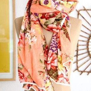 Image of Foulard Simona Corail