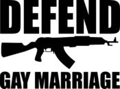 Image of Defend Gay Marriage Tshirt
