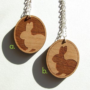 Image of Bunny - Woodland Pendant