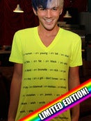 Image of Neon Yellow i am me V-Neck