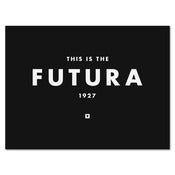 Image of Futura Print on Black - Screen Printed