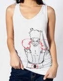 Image of White Boxer Tank
