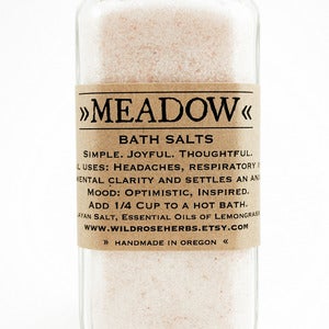 Image of Meadow Bottle Bath Salts 10oz Jar
