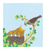 Image of Four Baby Birds - Limited Edition Screenprint