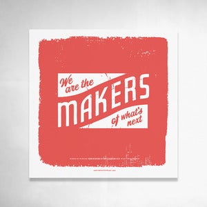 Image of Makers (Red) 9x9
