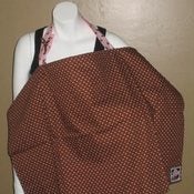 Image of Brown & Pink Polka Dot