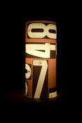 Image of Industrial Numbers Lamp - Limited Edition Lightwrap&reg;
