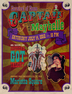 Image of Carnival of Doom presents Captain & Maybelle at MacCracken's