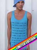 Image of Neon Blue i am me Tank