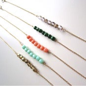 Image of beaded layering bracelets // gold