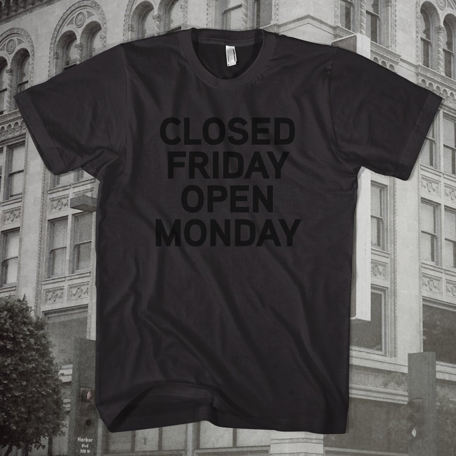 Image of Friday Furlough Tee (Black)