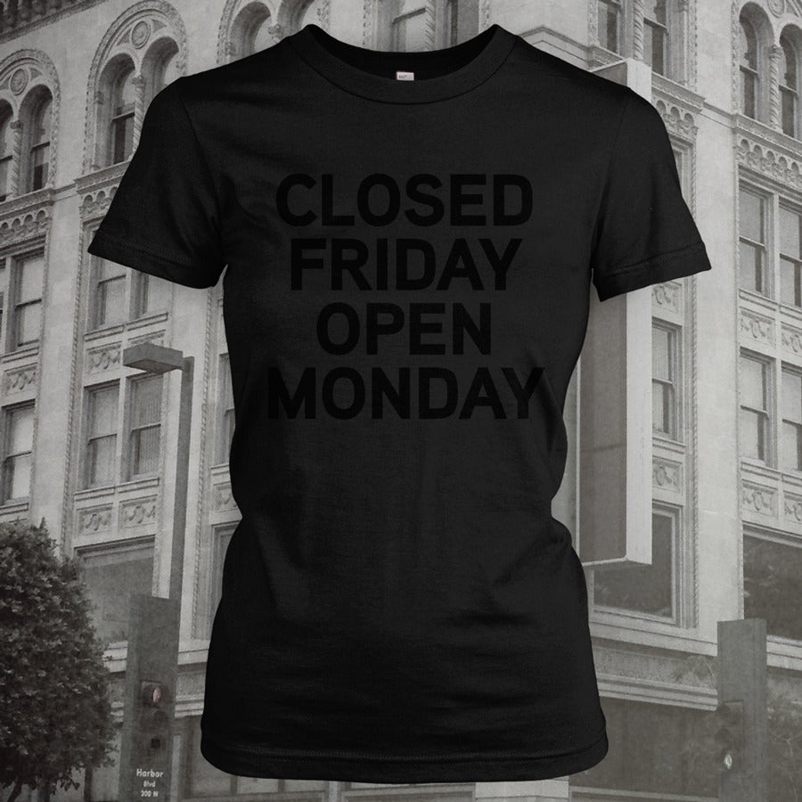 Image of Friday Furlough Tee (Black)