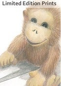 Image of Monkey Mischief - Framed or Unframed Print. 