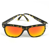 Image of Nulla Etica Sine Aeshtetica - tortoise + orangemirrored multilayer lens