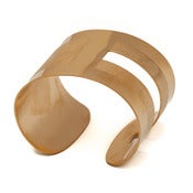 Image of Manchette Dessine-moi un rectangle or / Draw me one rectangle gold cuff