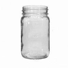 Image of 16oz Square Mason Jar (regular mouth)