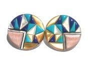 Image of Geo Pyramid Earrings