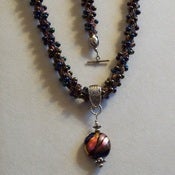 Image of Kumihimo 2 Strand Drop Bead Necklace and Bracelet Kit