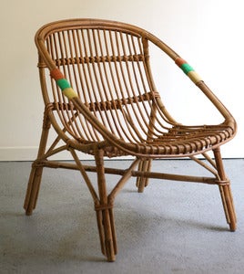 Image of FAUTEUIL EN ROTIN REF.964