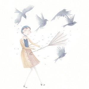 Image of Wind & Rain-original drawing