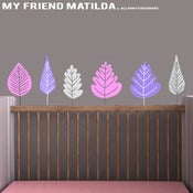 Image of Autumn Leaves Wall Decal M003 Stickers Babys Nursery Cot Room Girl Boy