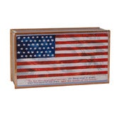 Image of Vintage American Flag Matchbox