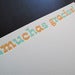 Image of 1107B - spanish letterpress thanks // muchas gracias - set of 6