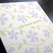 Image of 1313 - vinca letterpress sympathy card