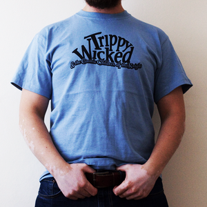 Image of Trippy Wicked - Guys Light Blue T-Shirt