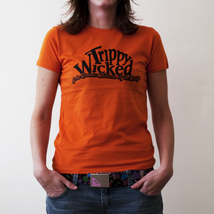 Image of Trippy Wicked - Girls Orange T-Shirt
