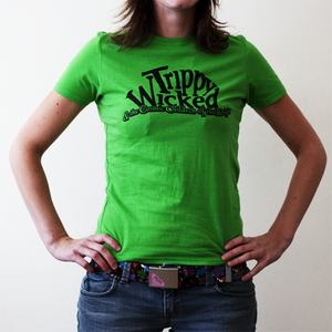 Image of Trippy Wicked - Girls Green T-Shirt