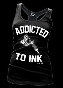 Image of Addicted to Ink Racer Tank Style # 3141