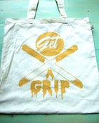 Image of GET A GRIP "Palette Knife" organic tote bag