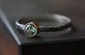 Image of Natural Green Sapphire Ring