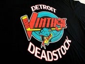 Image of Detroit Deadstock Vintage Vipers Logo Flip Black Tee Shirt
