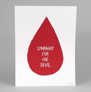 Image of SYMPATHY FOR THE DEVIL Print
