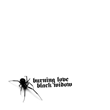Image of Burning Love - Black Widow 7" ORANGE Mix Vinyl