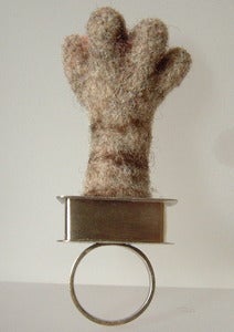 Image of ROWR! Kitty Paw Ring