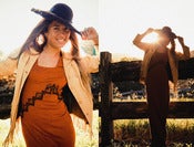 Image of 1970's Daily Planet Navajo Print Dress