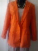 Image of Linen Orange Vintage Blazer sz 14